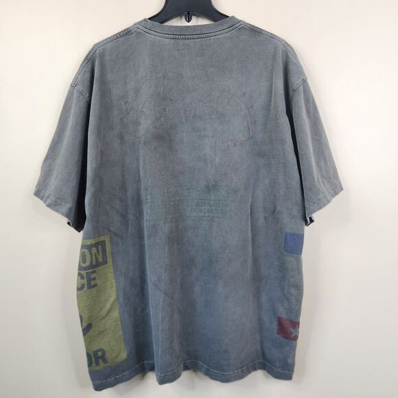 Pleasures The Pleasures Of Ska Heavyweight Crew Neck Multi-Print Graphic Tee XL - Picture 3 of 11